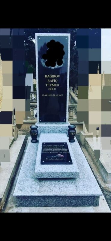 Başqa xidmətlər: Salam. Hərbi rzövqə uyğun mərmər qranitdən işləmələrin sifarişi — 21