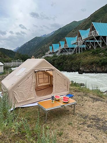 nomad group: 🏕️ Глэмпинг-палатка у горной реки — отдых, который запомнится — 1