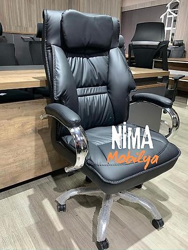 Ofis və oyun kresloları: Yeni, Təkərli, Dəri — 19