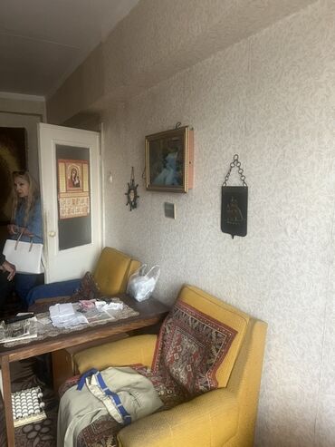 село октябрьское сузакский район: 2 комнаты, 48 м², Индивидуалка, 4 этаж, Старый ремонт