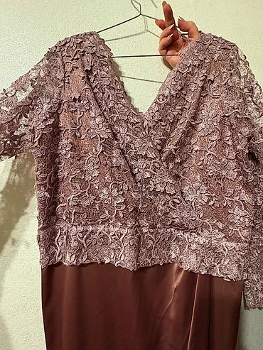 baş ortusu: Ziyafət donu, Maksi, XL — 4