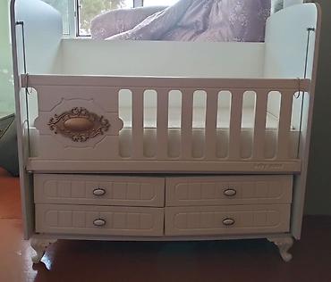 lay lay matras: Uşaq beşiyi – “Baby Mood” model - Rəng: krem/ağ tonlarında, klassik — 1