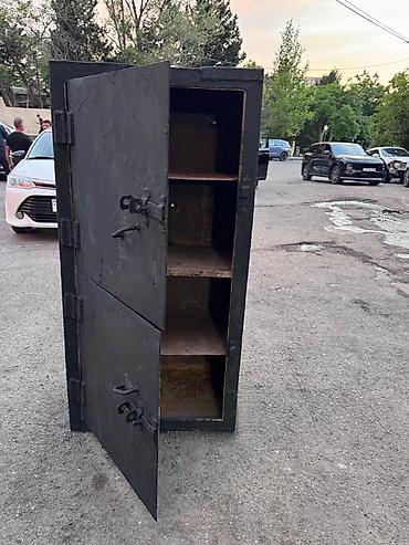 seyf pul: Metall seyf/dolab – ağır konstruksiya, ikili qapı və 4 bölməli iç — 2