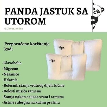 Jastuci: 🐼 panda jastuk – veliki ili mali, ali uvek za zdrav san! 🌙 otkrij — 8
