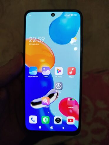 Xiaomi: Xiaomi Redmi Note 11, 128 GB, rəng - Göy, 
 Sensor, Barmaq izi