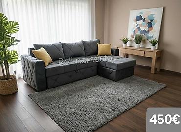 Ugaone garniture: Ugaona garnitura na razvlačenje – dimenzije 230×160 cm. - Moderan — 3