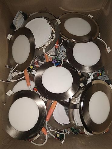 sensorlu lampa: Dairəvi LED tavan spotları – daxili tavana quraşdırılan model - — 1