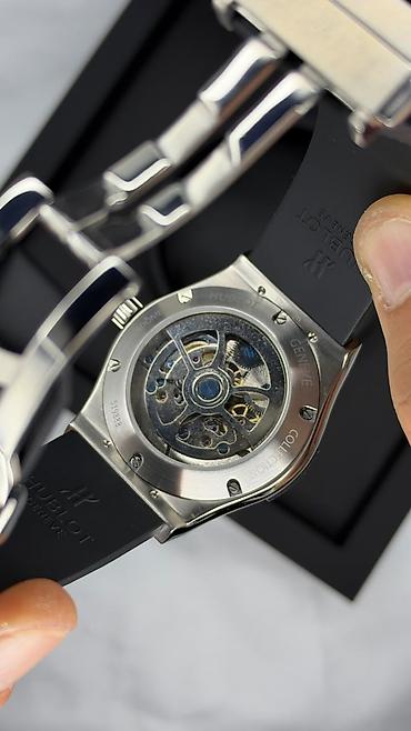 3d saatlar: Yeni, Qol saatı, Hublot, rəng - Qara — 4