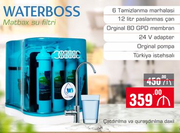 Su filtrləri: Su filtri Waterboss Türkiyə istehsalı olan Waterboss mətbəx su