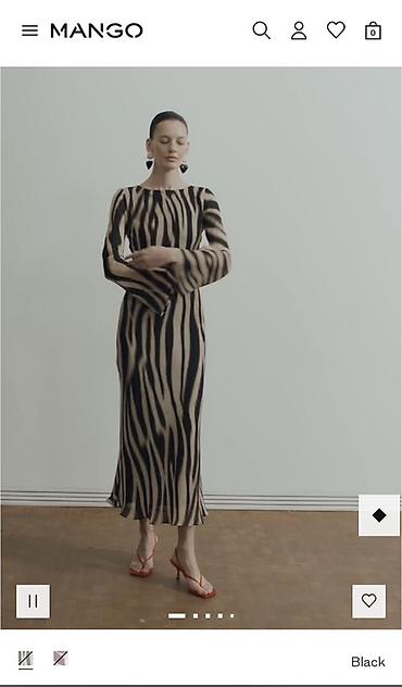 Ziyafət donu, Midi, Mango, XS, S