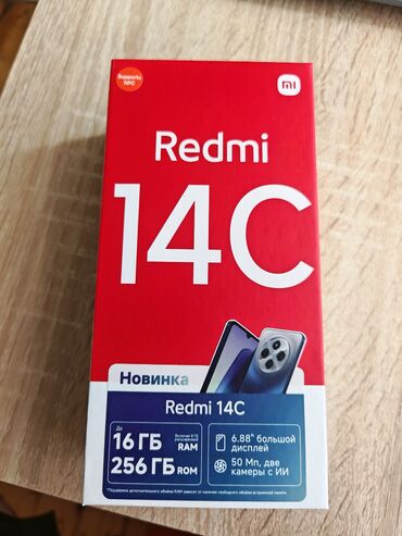 redmi a1: Xiaomi Redmi 14C, 256 GB, rəng - Qara, 
 İki sim kartlı