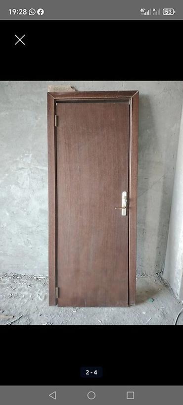 Qapılar və aksessuarlar: Taxta otaq qapısı – qəhvəyi laminasiya örtüklü Xüsusiyyətlər: - — 2