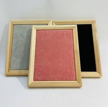 шкатулка ларец: Рамка для сережек - A5 - розовый, серый, черный HOMELAND KG МАГАЗИН