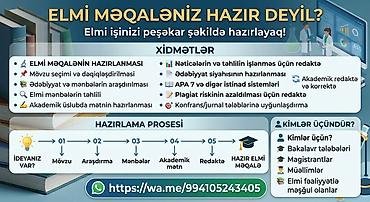 Другие курсы: Elmi məqaləniz hazır deyil? Elmi işinizi peşəkar şəkildə hazırlayaq! — 1