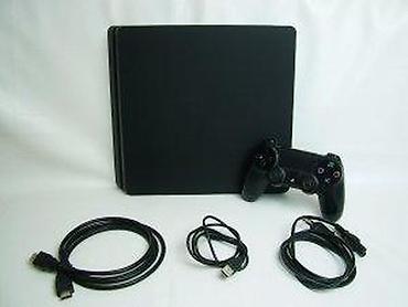 PS4 (Sony Playstation 4): U ponudi je Sony PlayStation 4 Slim. Stanje: odlično očuvana, komplet — 25