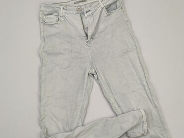 spódniczka jeansowe szara: Jeans, L (EU 40), condition - Good
