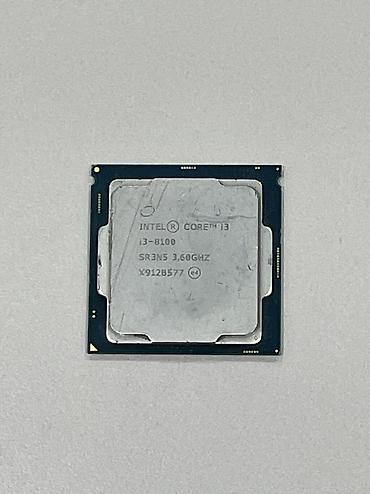 Prosessor Intel Core i3 i3-8100, 3-4 GHz, 4 nüvə, İşlənmiş