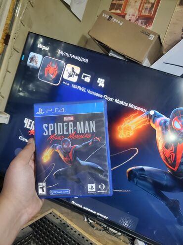 Игры для PlayStation: Spider man miles morales для ps4/ps5 в идеальном состоянии