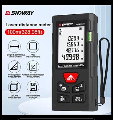 Məsafə ölçənlər, ruletkalar: SNDWAY SW-MS100 lazer məsafəölçən - Ölçmə diapazonu: 100 m - — 11