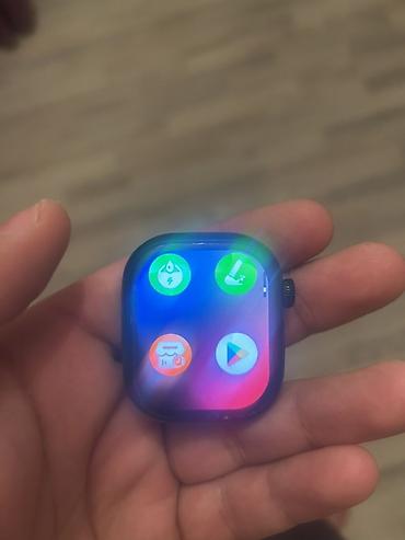sato smart watch: Ağıllı saat – tam sensorlu rəngli ekranlı, kvadrat korpuslu model — 4