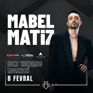 Digər idman və istirahət malları: Mabel Matiz konsertine 1 bilet satılır Sektor PL Sıra 32 Yer 18