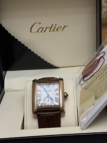 Qol saatları: Cartier kişi qol saatı – klassik kvadrat (Tank üslubunda) korpus — 2