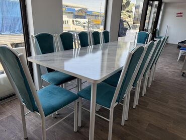 Кухонные столы и стулья: Кухонный стол и стул, цвет - Серый — 30