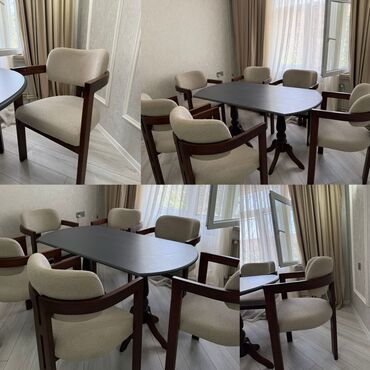 стол и стулья для дачи: Masa dəsti satılır 600₼. Demək olar ki yenidir. Sifarişlə çox baha