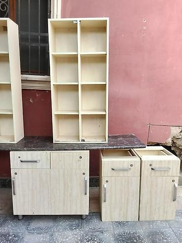 медицинская мебель бу: Salon ucun mebel ve skaflar 
hammisi birlikde 180 m — 4