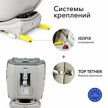 Балдар дүйнөсү: Детское автокресло HAPPY BABY с поворотной базой, регулируемым — 9