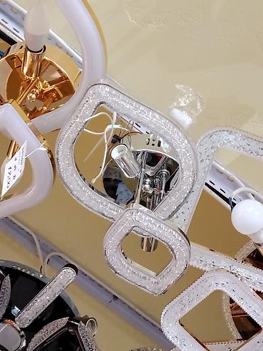 led люстры: Светодиодная потолочная люстра с геометрическими контурами - Дизайн — 1