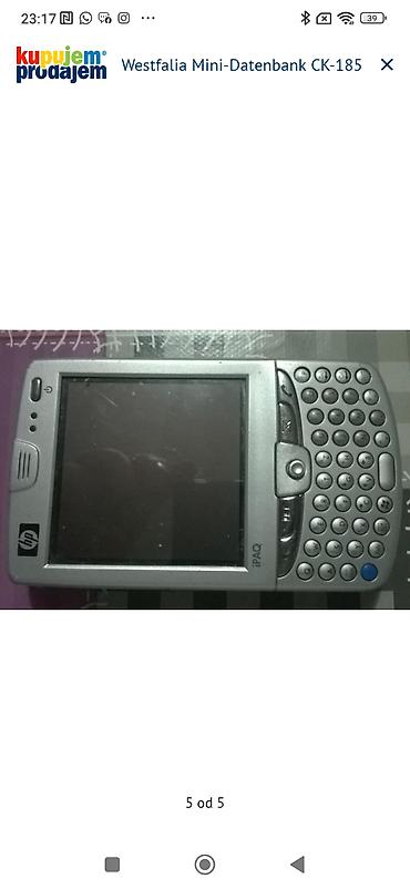 polovni pc racunari: HP iPAQ džepni računar sa QWERTY tastaturom - Model: HP iPAQ (serija — 1