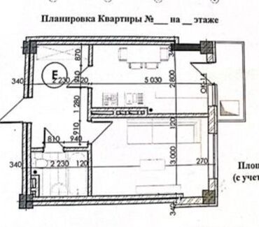 1 комн псо: 1 бөлмө, 43 кв. м, Элитка, 8 кабат, ПСО (өзү оңдоп түзөтүп бүтүү үчүн)