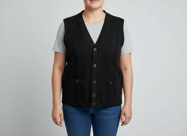 massimo dutti kamizelka damska: Vanessa, Women`s waistcoat, size 3XL