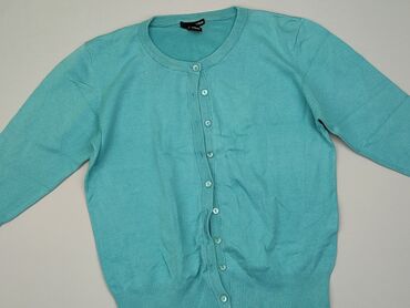turkusowa bluzki damskie: Kardigan, H&M, M, stan - Dobry