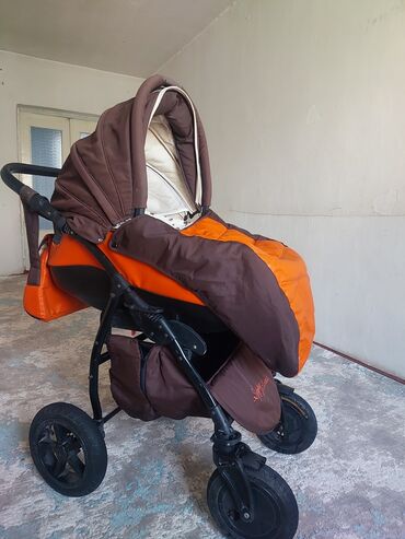 Коляски: Коляска, цвет - Желтый, Б/у — 6