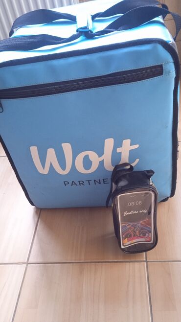 Çanta və çexollar: Wolt çantas təzədir + powerbank və kiçik şeyləri qoymaq üçün çanta + — 11