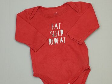 czerwone body niemowlęce: Body, 6-9 months, 
condition - Good