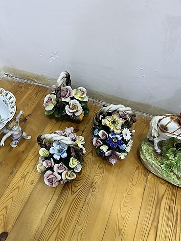ev eşyalar: Fiqur, Keramika, rəng - Qızılı — 8