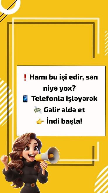 online operator isi: Marketoloq tələb olunur, Təcrübəsiz — 2