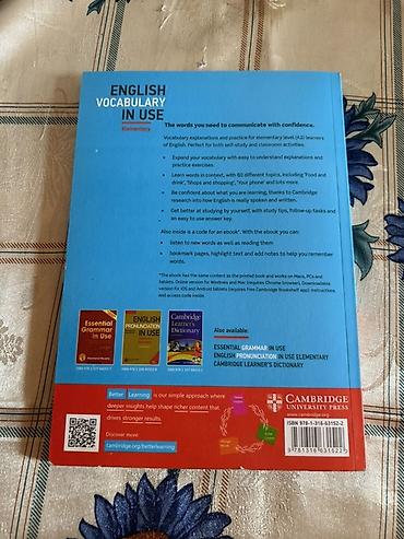 Kitablar və jurnallar: Məhsul: English Vocabulary in Use – Elementary (Third Edition) — 2