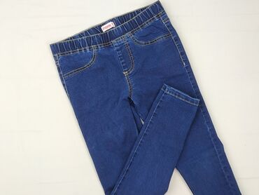 sukienki w mohito: Spodnie jeansowe, Young Style, 10 lat, 140, stan - Idealny
