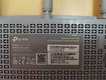 wifi modemleri: TP-Link - 5Ghz tezlikdə işləyən modem router TP-Link - AC750 - C20 — 5