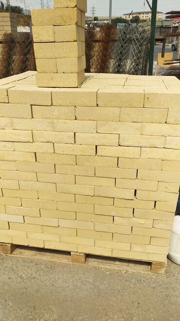 paletlər: Odadavamlı kərpiclər- 0.80qəp - Material: yüksək temperaturadavamlı