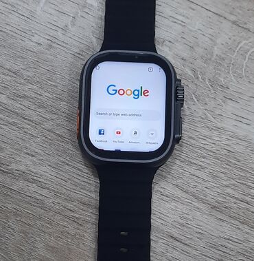 elektron: Nömrəli saat S8 Ultra Smart Watch Android sistemli smart saat. WI FI