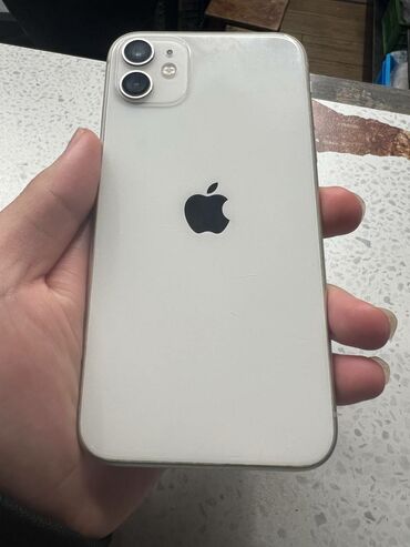 разбитый iphone: IPhone 11, Б/у, 64 ГБ, Белый, 82 %