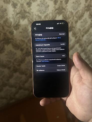 corn iphone: IPhone 17 Pro Max, 256 GB, Narıncı, Zəmanət — 1