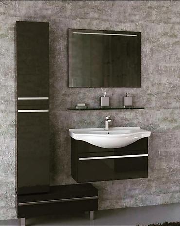 kuxna skaflari: Hamam mebeləri Moydadırlar dolablar led işığlı güzgülər duş kabinlər — 7