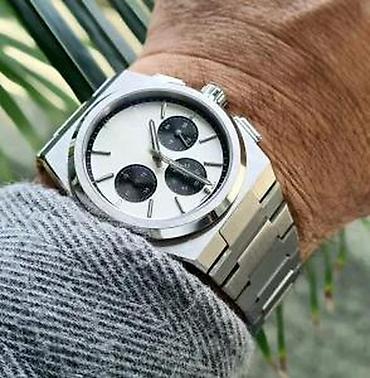 Ručni satovi: PAGANI DESIGN PD-1761 - Panda - Bela - Tissot PRX homage Potpuno nov — 10