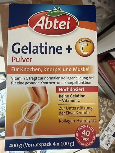 evalar vitamin c: Almaniyadan gətirilib. Abtei Gelatine + Vitamin C – toz forma - — 1